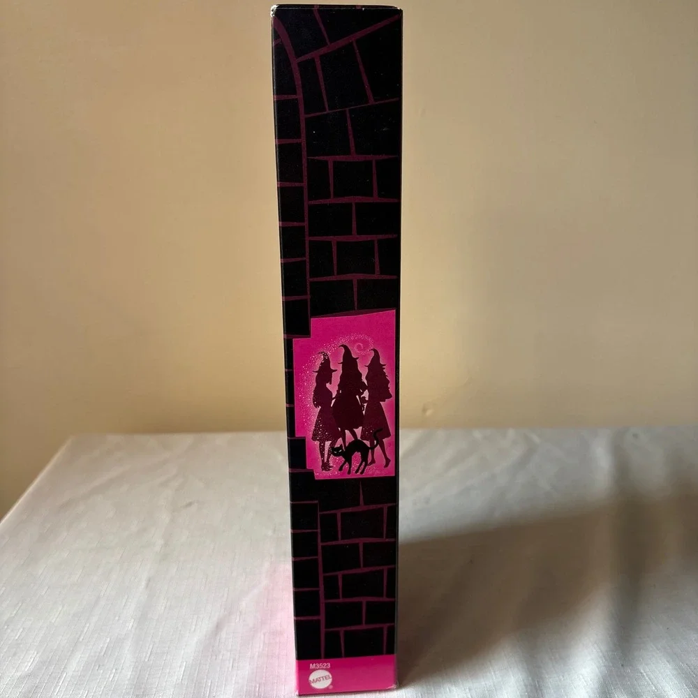 Mattel Barbie Fashion Spell Halloween Witch Doll Pink Black  NIB